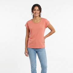 POLERA KANNU M/C ESTAMPADA LOGO ROSA
