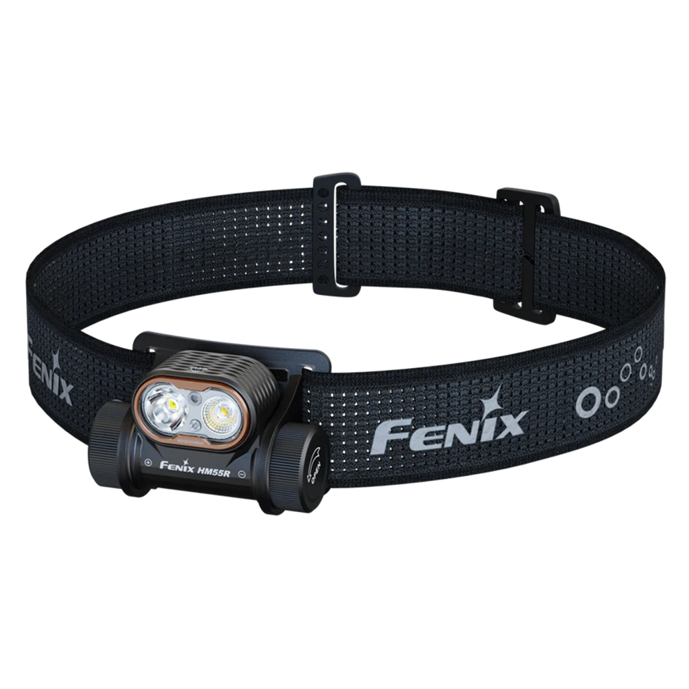 LINTERNA FRONTAL FENIX HM55R NEGRA | 1200 LUMENES