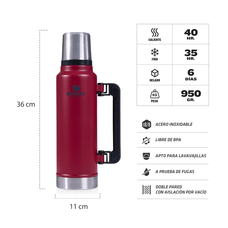 TERMO STANLEY CLASSIC LAVA | 1.4 LT