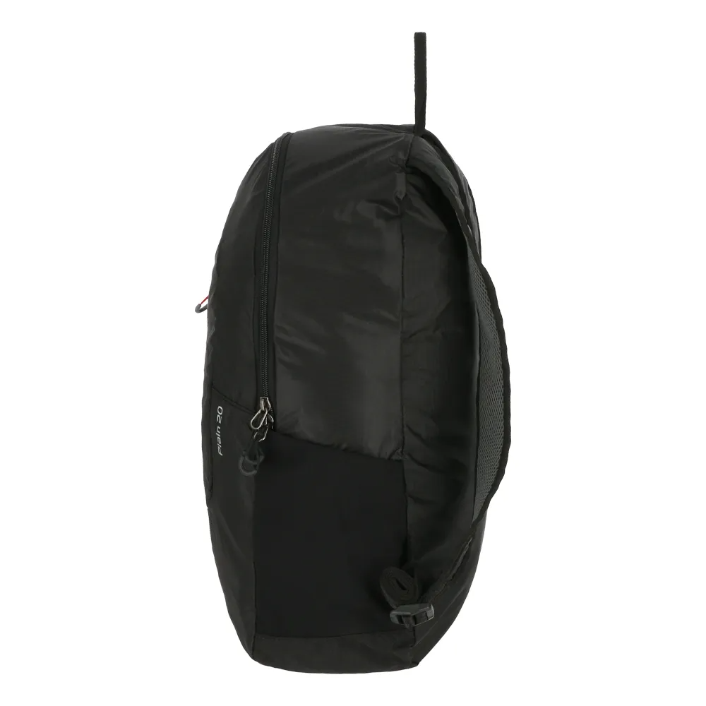MOCHILA COMPACTABLE DOITE PLAIN BLACK | 20 LTS