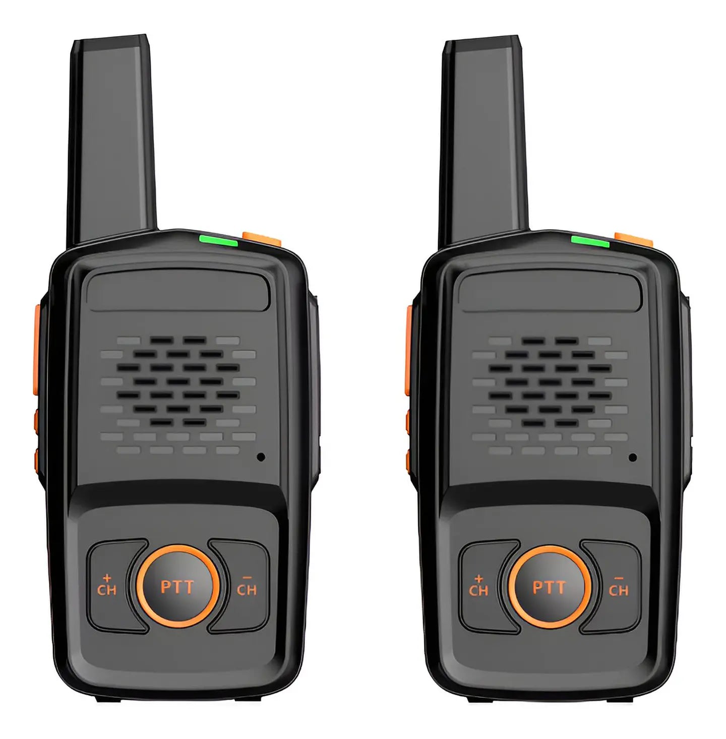 Pack Radio Transmisor Walkie Talkie Negro Frecuencia 400-470MHz