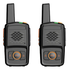 Pack Radio Transmisor Walkie Talkie Negro Frecuencia 400-470MHz
