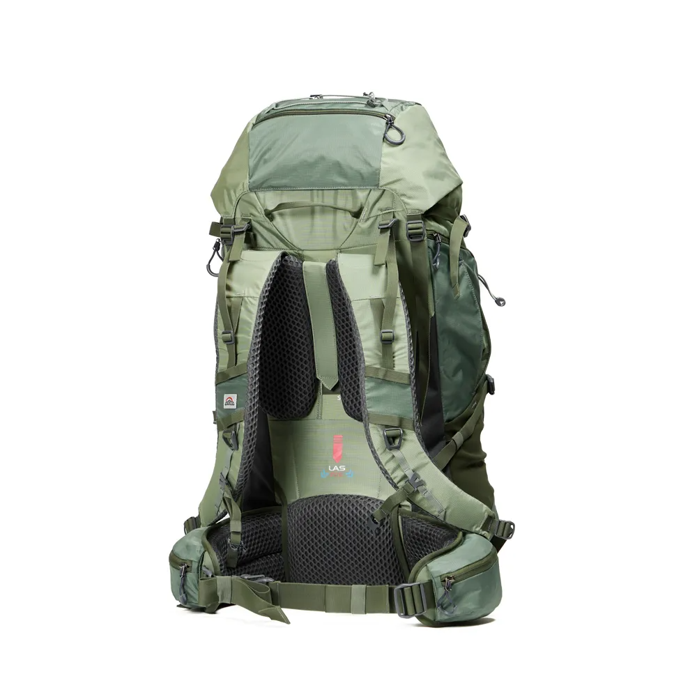 MOCHILA EXCURSIÓN DOITE CLAYMON GREEN 70 LTS