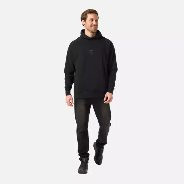 POLERON HOMBRE ULMO LIGHT HOODY SWEATSHIRT LIPPI NEGRO