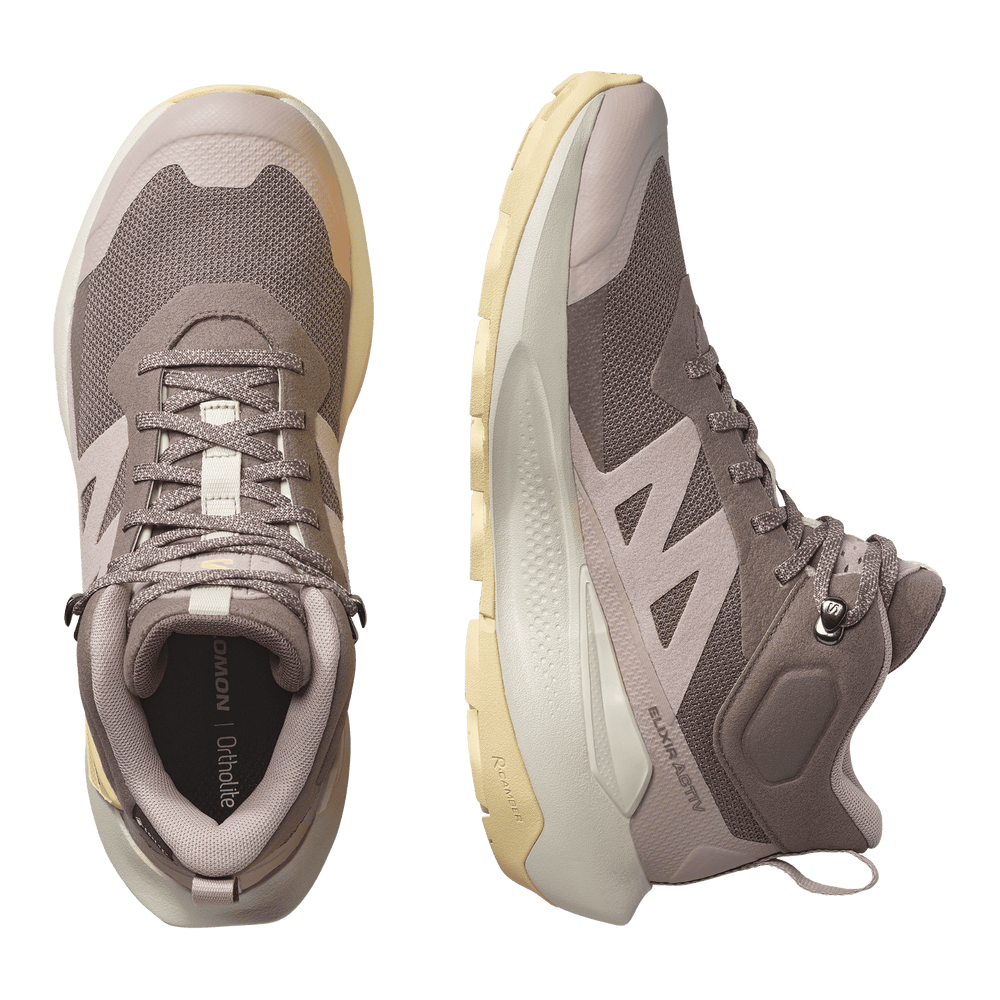 ZAPATILLA SALOMON MUJER ELIXIR ACTIV MID GTX W / IRON / ETHEREA / TUC