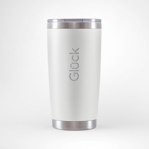 VASO TÉRMICO GLUCK POWDER | COLOR BLANCO