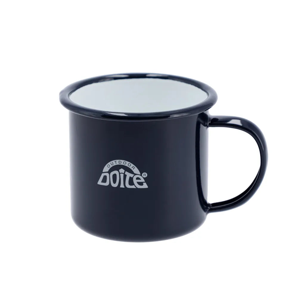 TAZA ACERO ENAMEL 350ML AZUL MARINO DOITE
