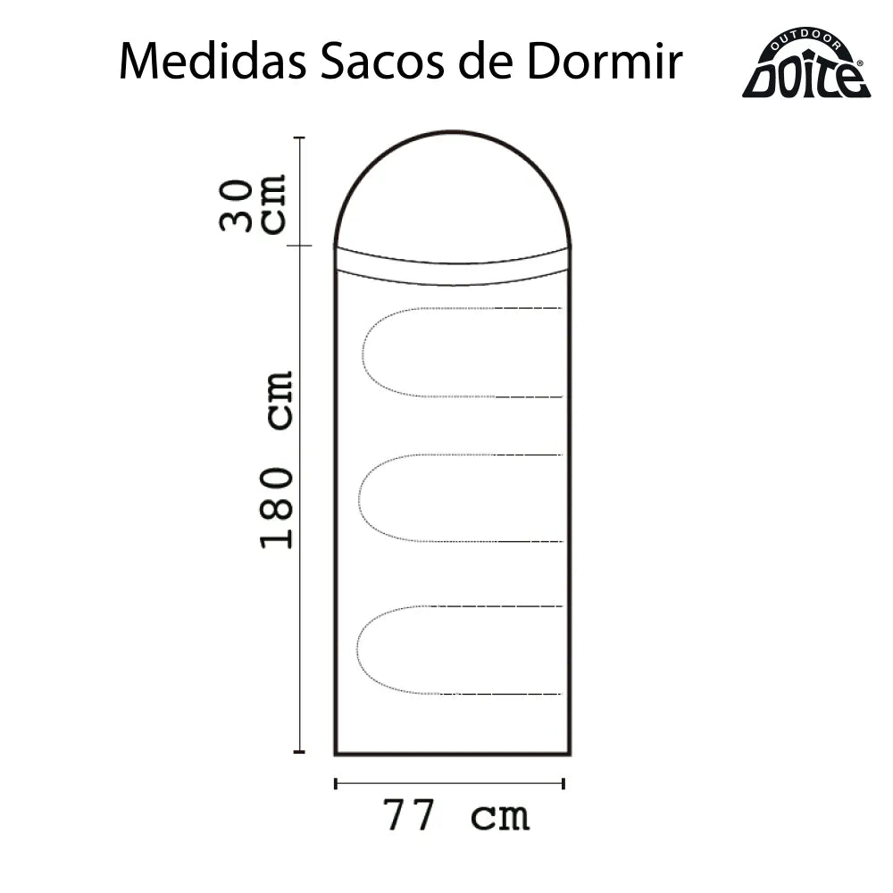 SACO DE DORMIR DOITE TEMPO PLUS AZUL 3°