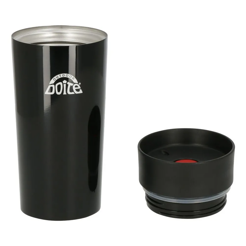 MUG DOITE ONE TOUCH NEGRO | 350 ML