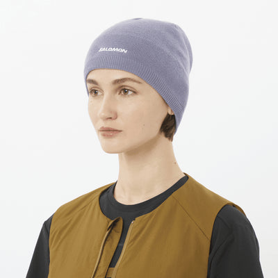 GORRO BEANIE SALOMON BLUE GRANITE
