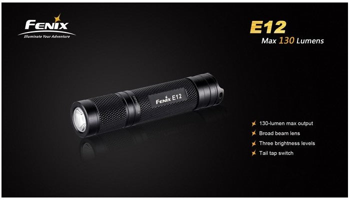 LINTERNA FENIX E12 - 130 LUMENS