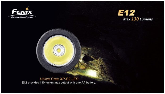 LINTERNA FENIX E12 - 130 LUMENS