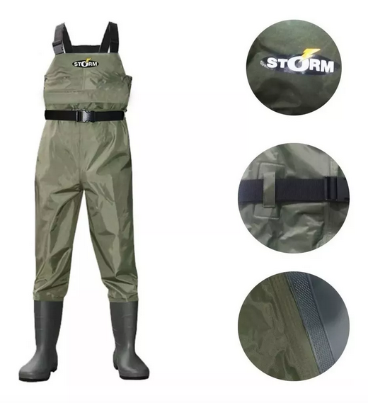 WADER IMPERMEABLE STORM PVC 420D