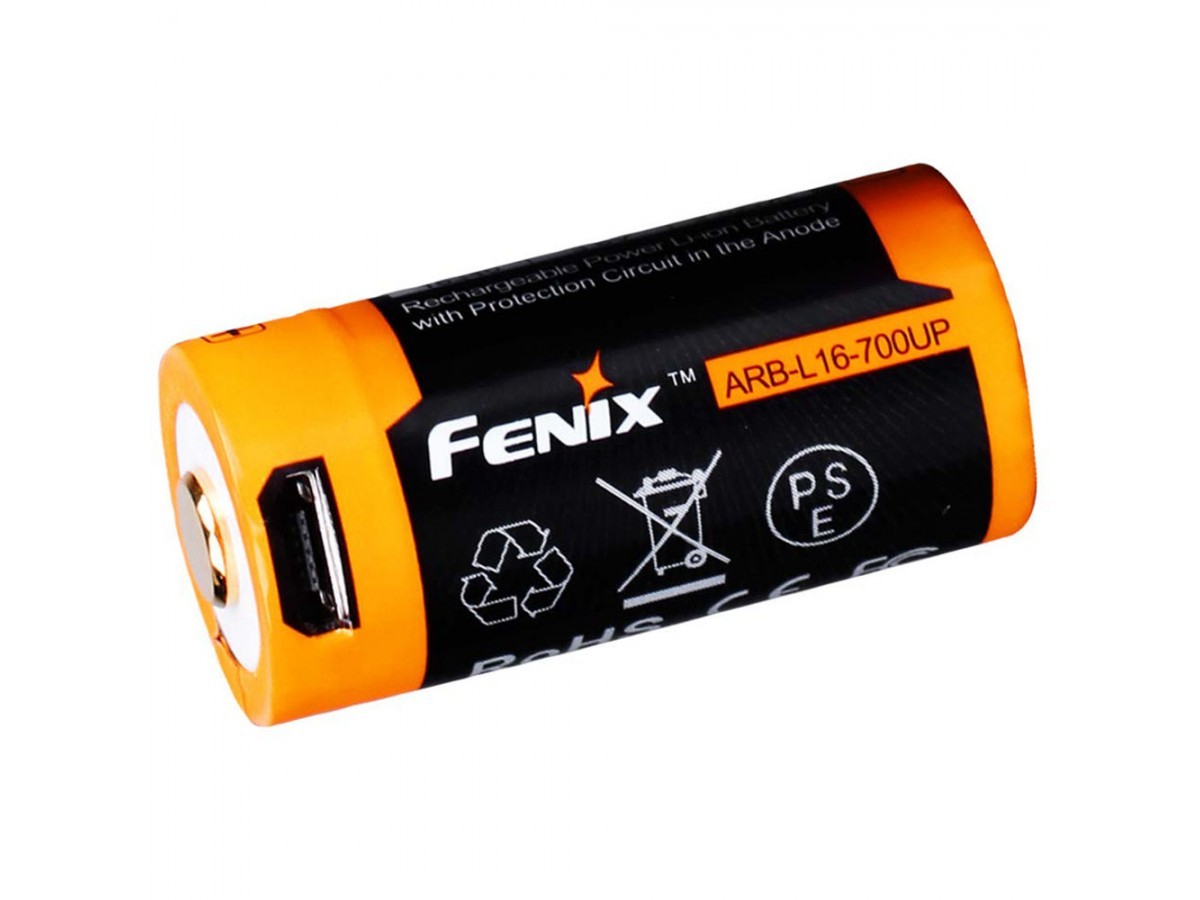 BATERIA FENIX 700 MAH 16340 USB