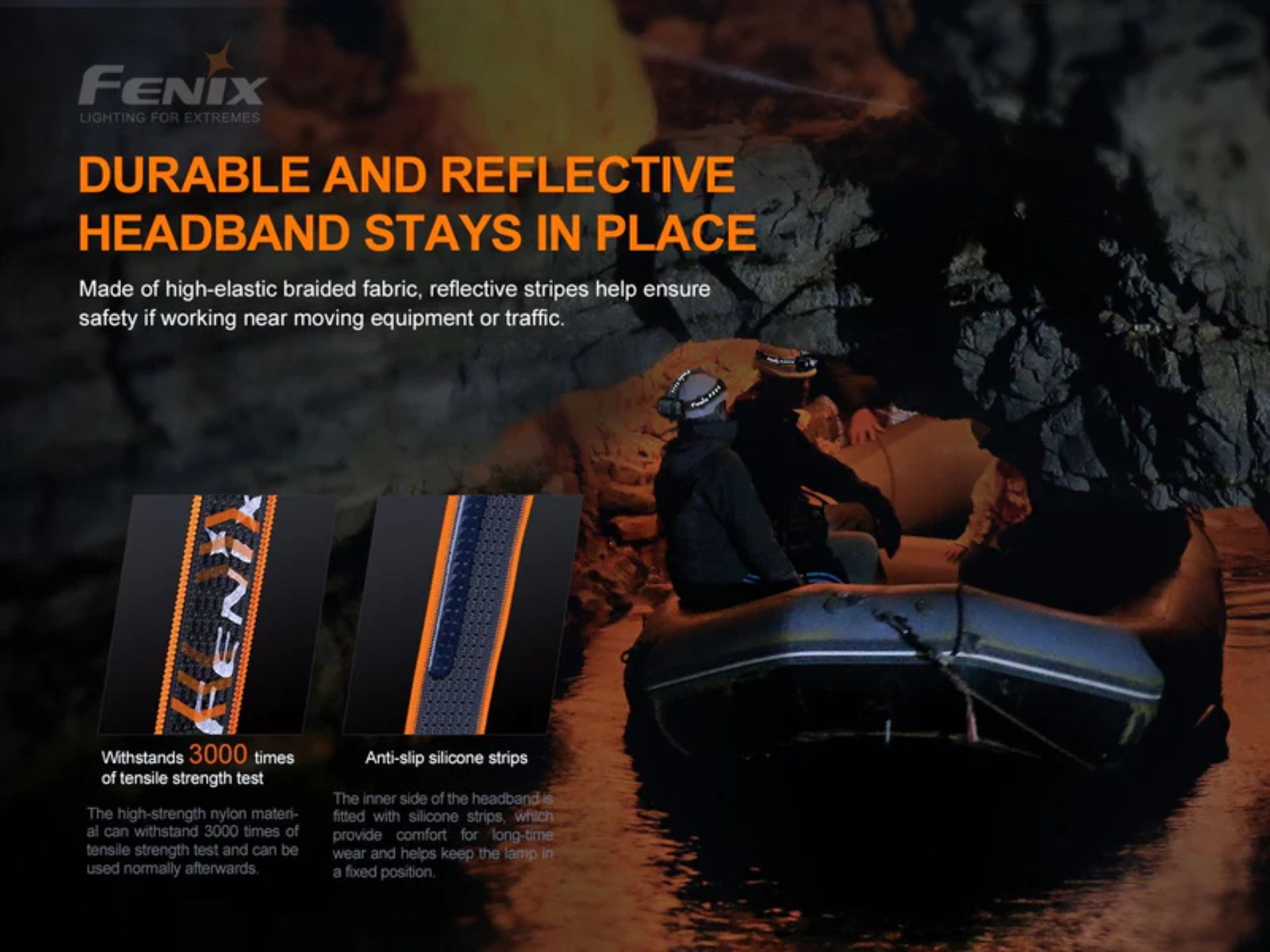 LINTERNA FRONTAL FENIX HP30R V2.0 | 3000 LUMENES