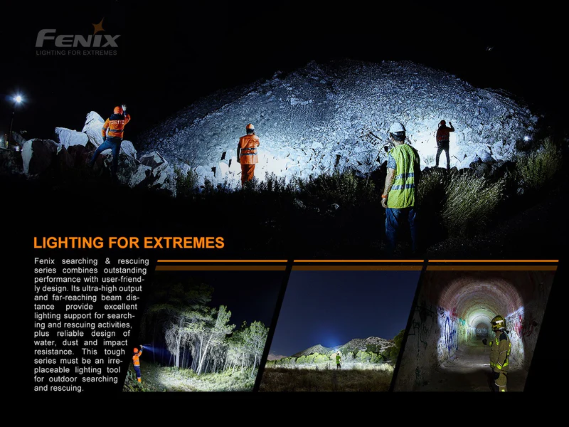 LINTERNA FRONTAL FENIX HP30R V2.0 | 3000 LUMENES