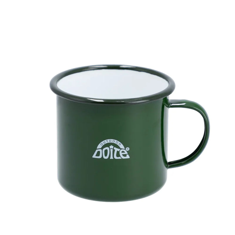 TAZA ACERO ENAMEL 500ML VERDE DOITE