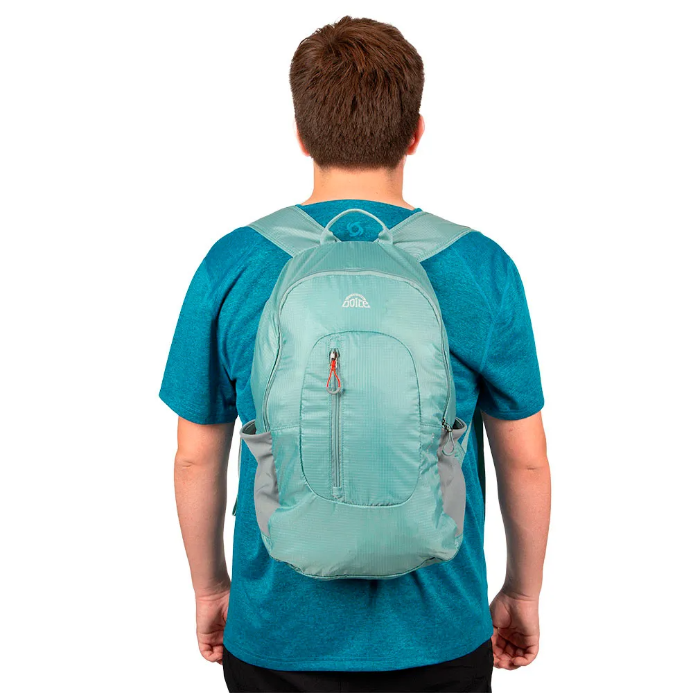 MOCHILA COMPACTABLE DOITE PLAIN TURQUESA 20 LTS