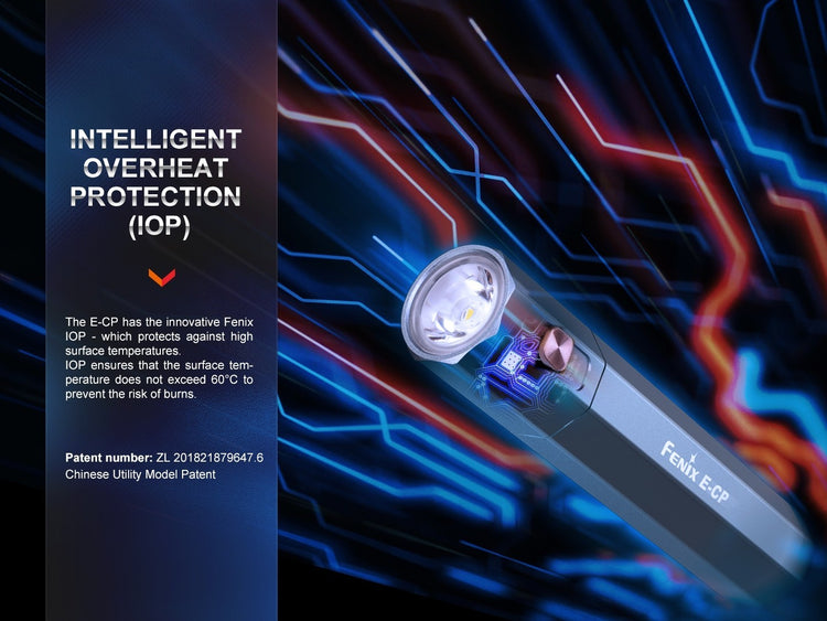 Linterna Fenix E-CP azul