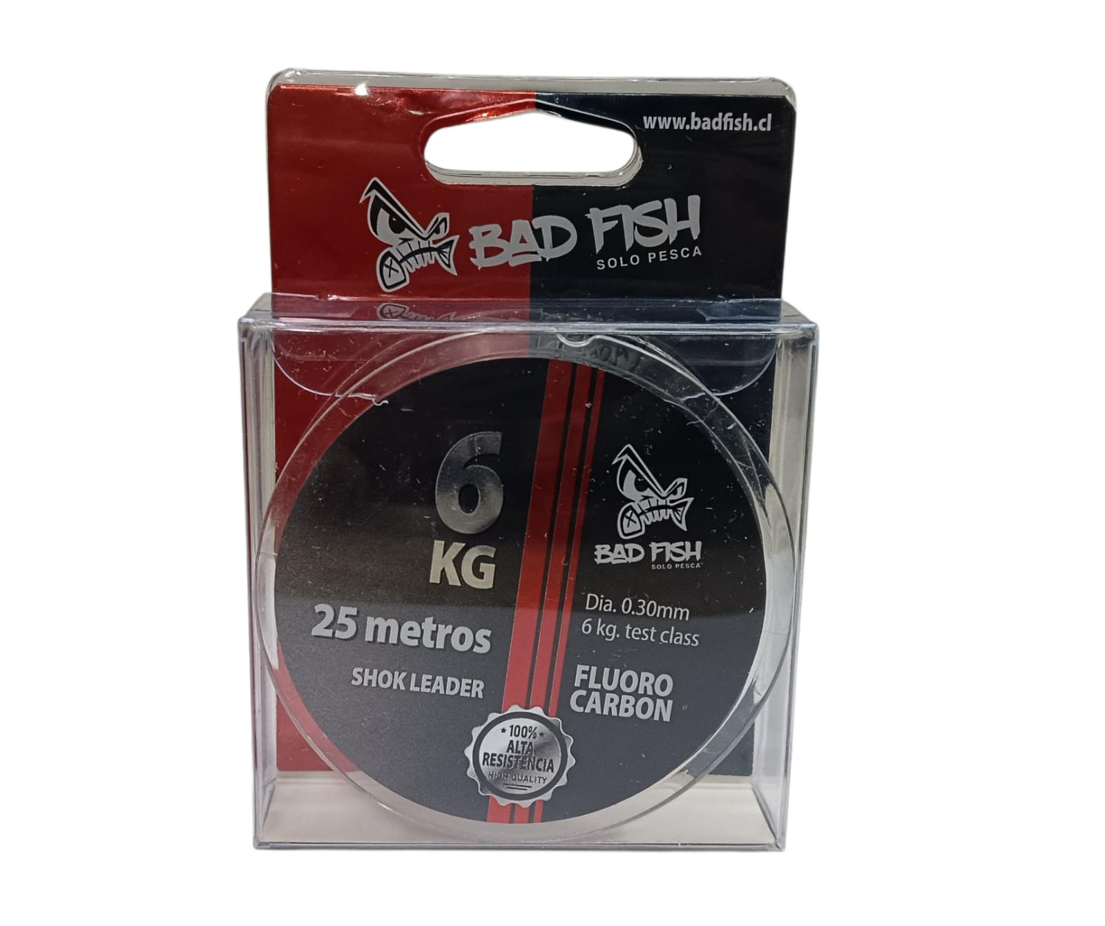 BADFISH FLUOR CARBONO 25M PE3 0.30MM 6KG