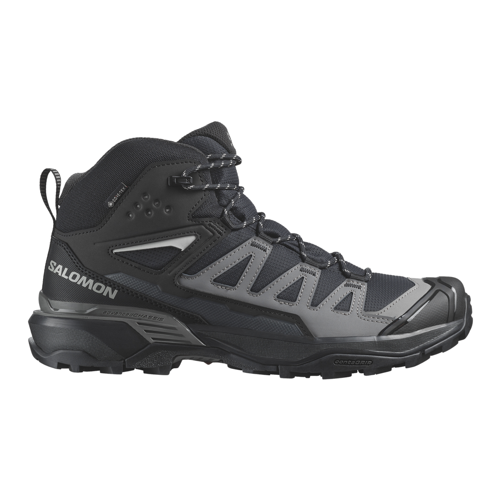 ZAPATILLA SALOMON HOMBRE X ULTRA 360 MID GTX BLACK MAGNET PEW