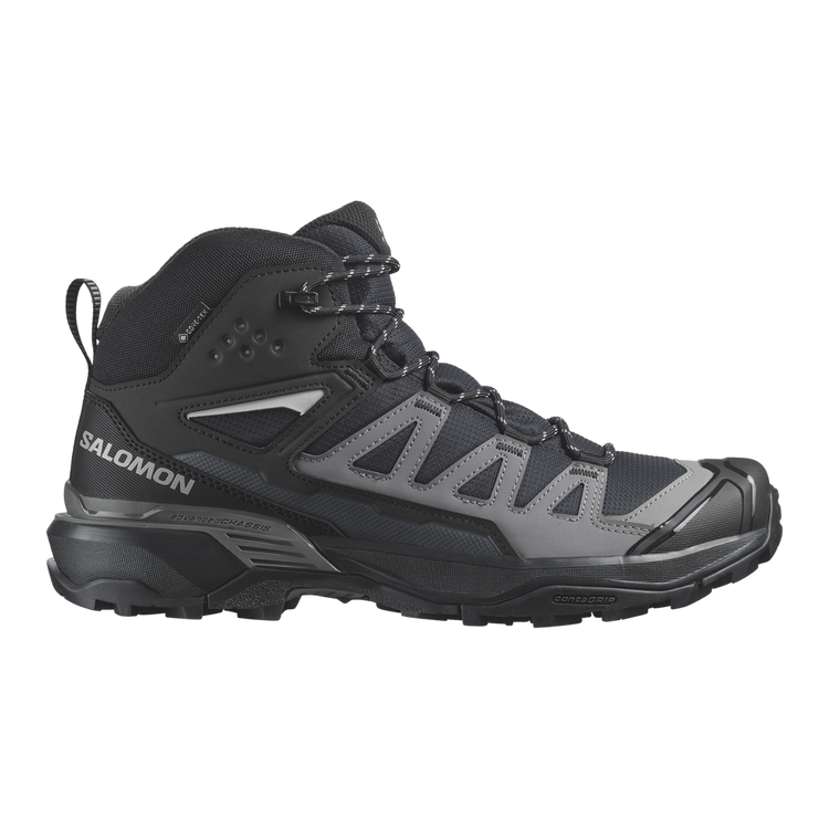 ZAPATILLA SALOMON HOMBRE X ULTRA 360 MID GTX BLACK MAGNET PEW