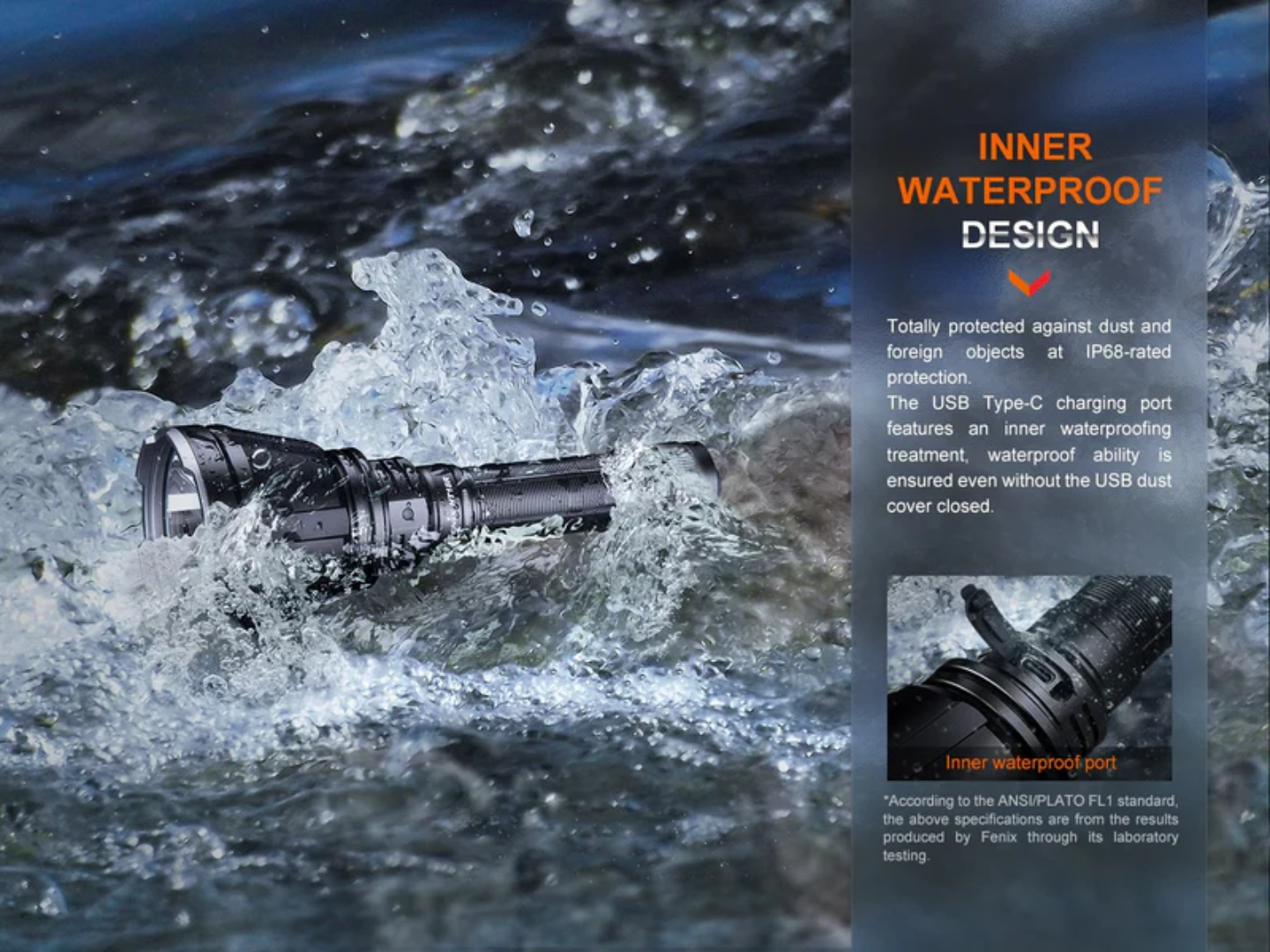 LINTERNA FENIX HT18R | 2800 LUMENS