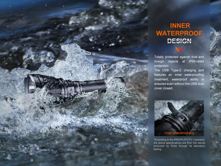 LINTERNA FENIX HT18R | 2800 LUMENS
