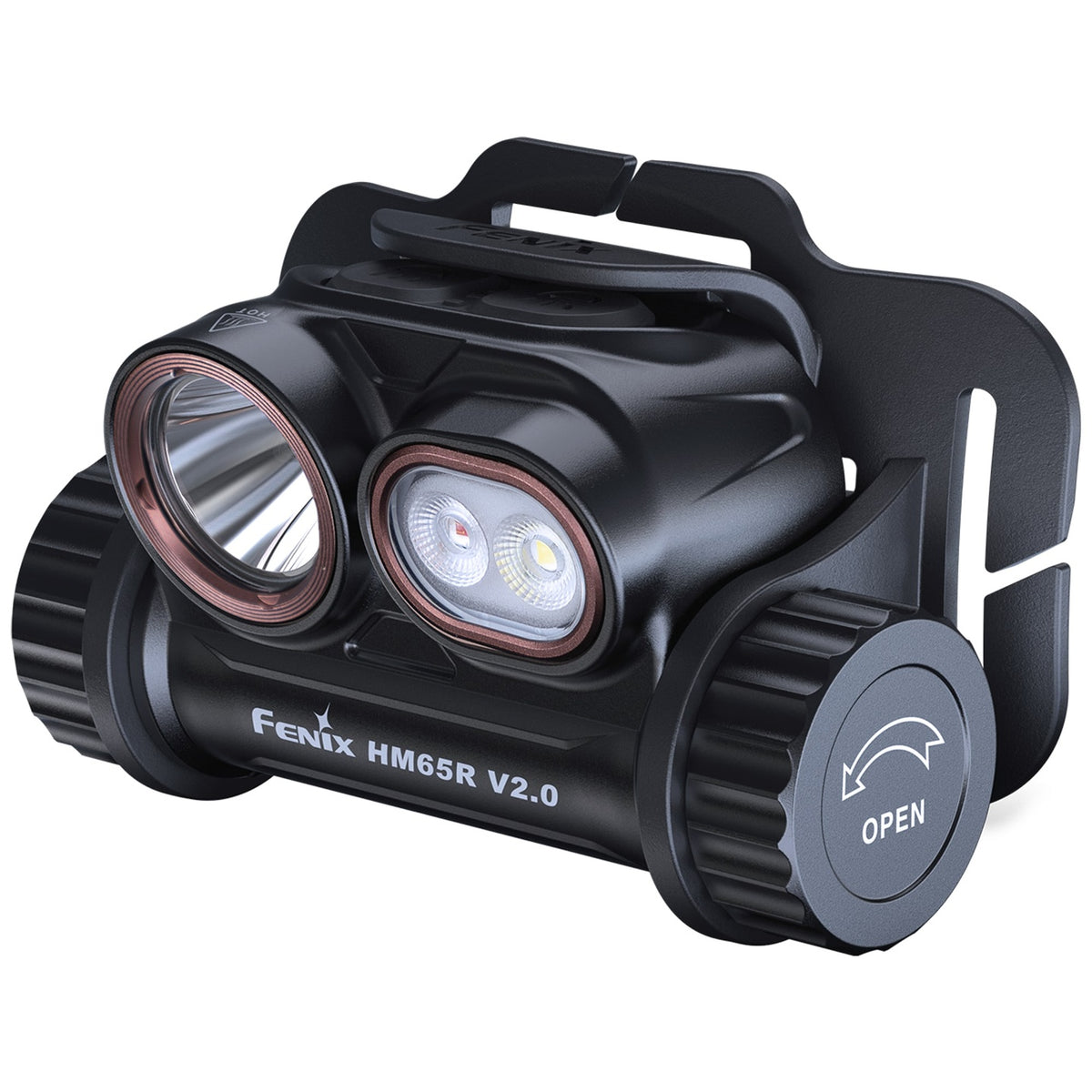 LINTERNA FENIX HM65R V2.0 NEGRO