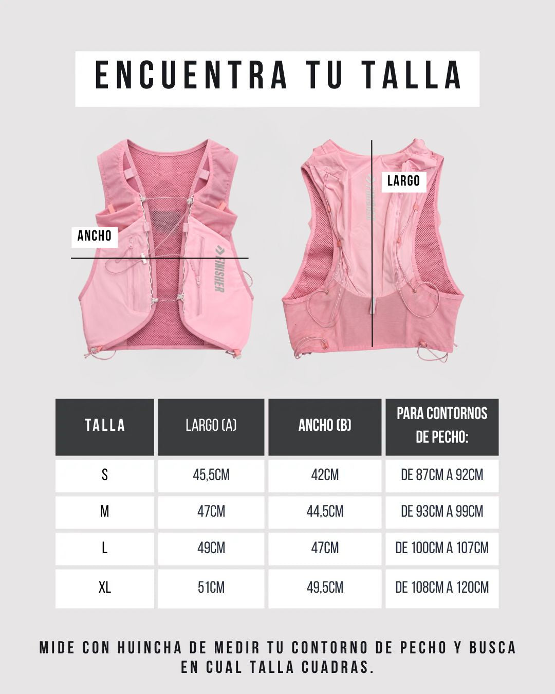 CHALECO DE RUNNING FINISHER MONTBLANC ROSA