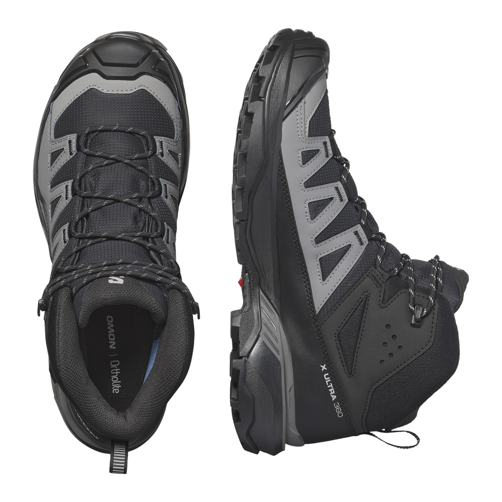 ZAPATILLA SALOMON HOMBRE X ULTRA 360 MID GTX BLACK MAGNET PEW
