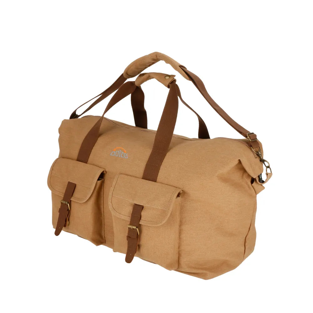 BOLSO DE VIAJE PUELO KHAKI DOITE