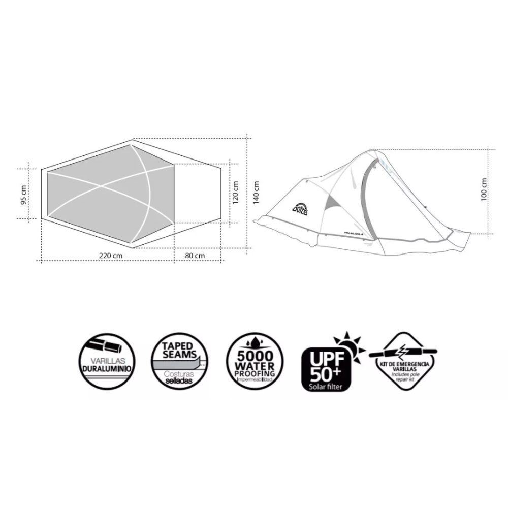 CARPA TÉCNICA DOITE NEW HIMALAYA 2
