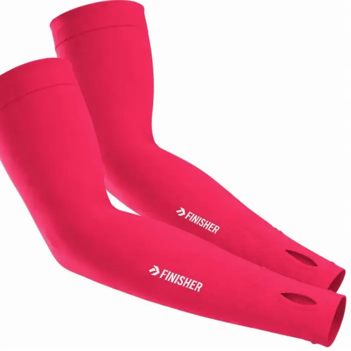 MANGAS DE RUNNING FINISHER CON HOYO FUCSIA