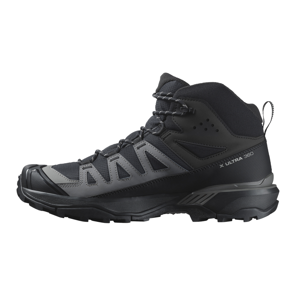 ZAPATILLA SALOMON HOMBRE X ULTRA 360 MID GTX BLACK MAGNET PEW