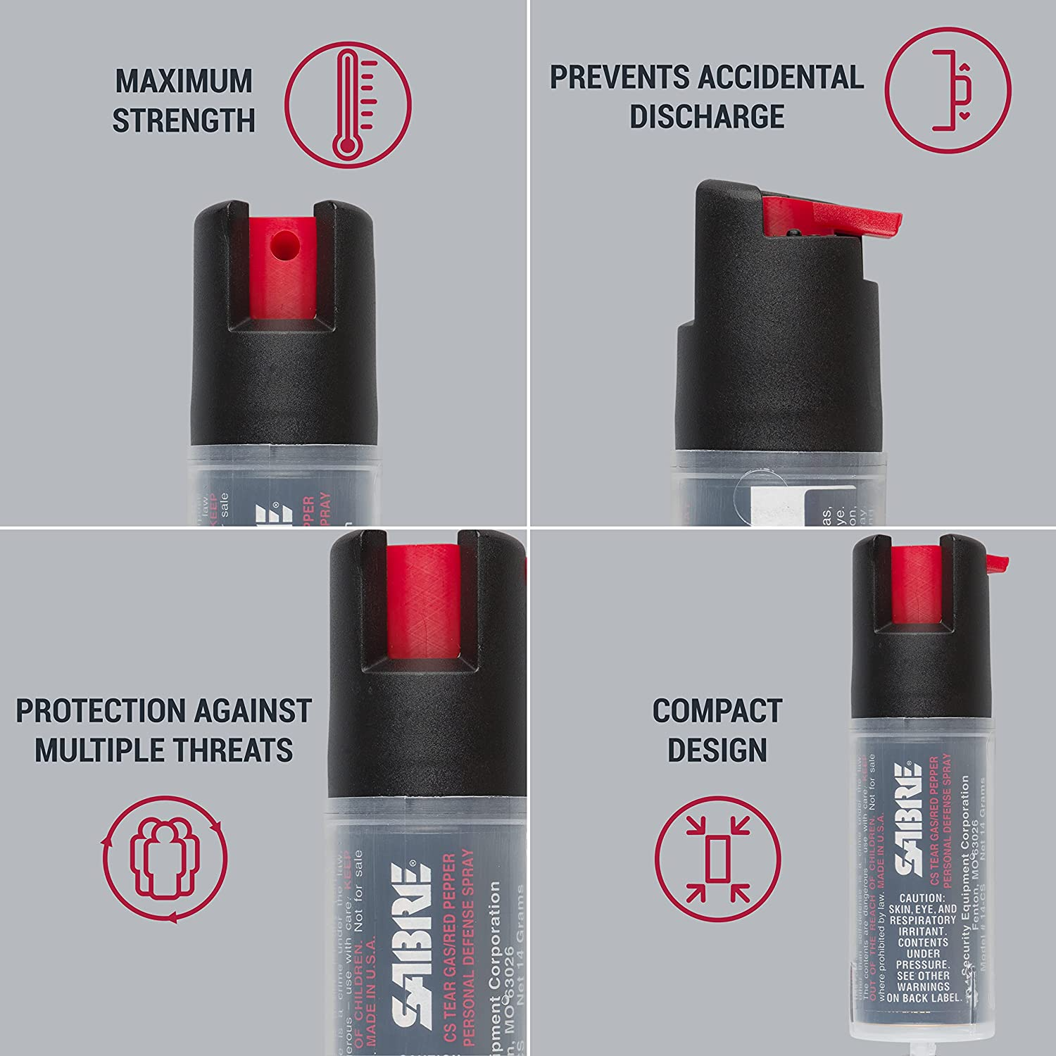 GAS PIMIENTA SABRE RED KR-14-0C| 15 GRS