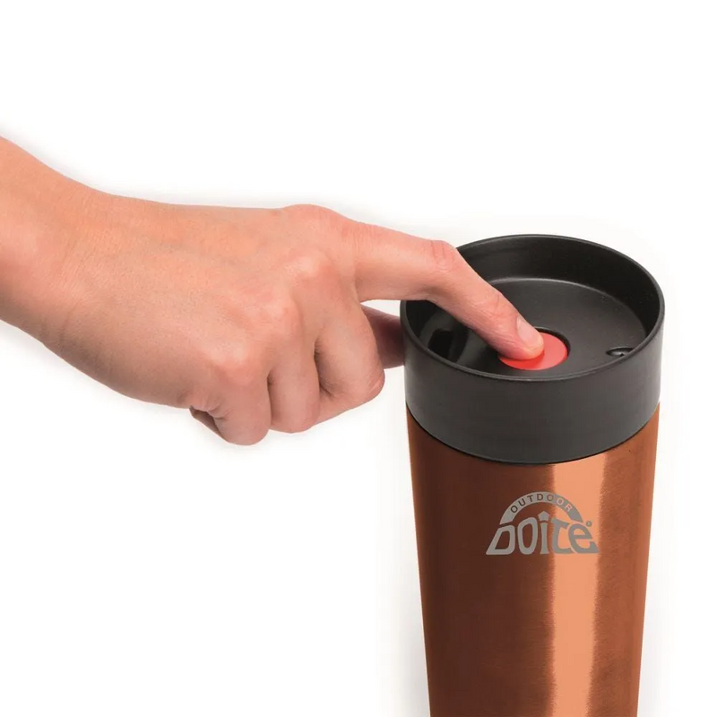 MUG DOITE ONE TOUCH COBRE | 350 ML