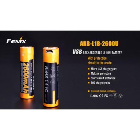 BATERIA FENIX USB ARB-L18-2600 MAH