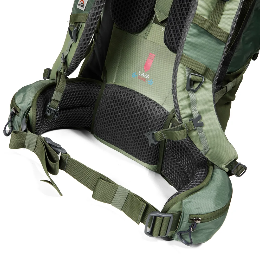 MOCHILA EXCURSIÓN DOITE CLAYMON GREEN 70 LTS