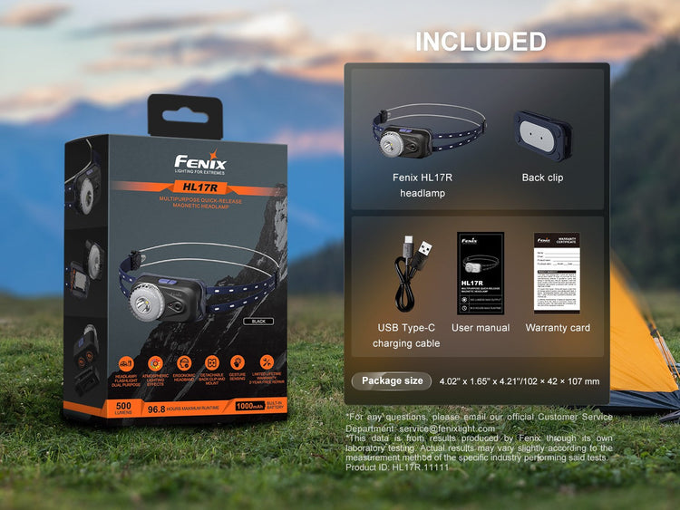 Linterna Fenix HL17R Blanco
