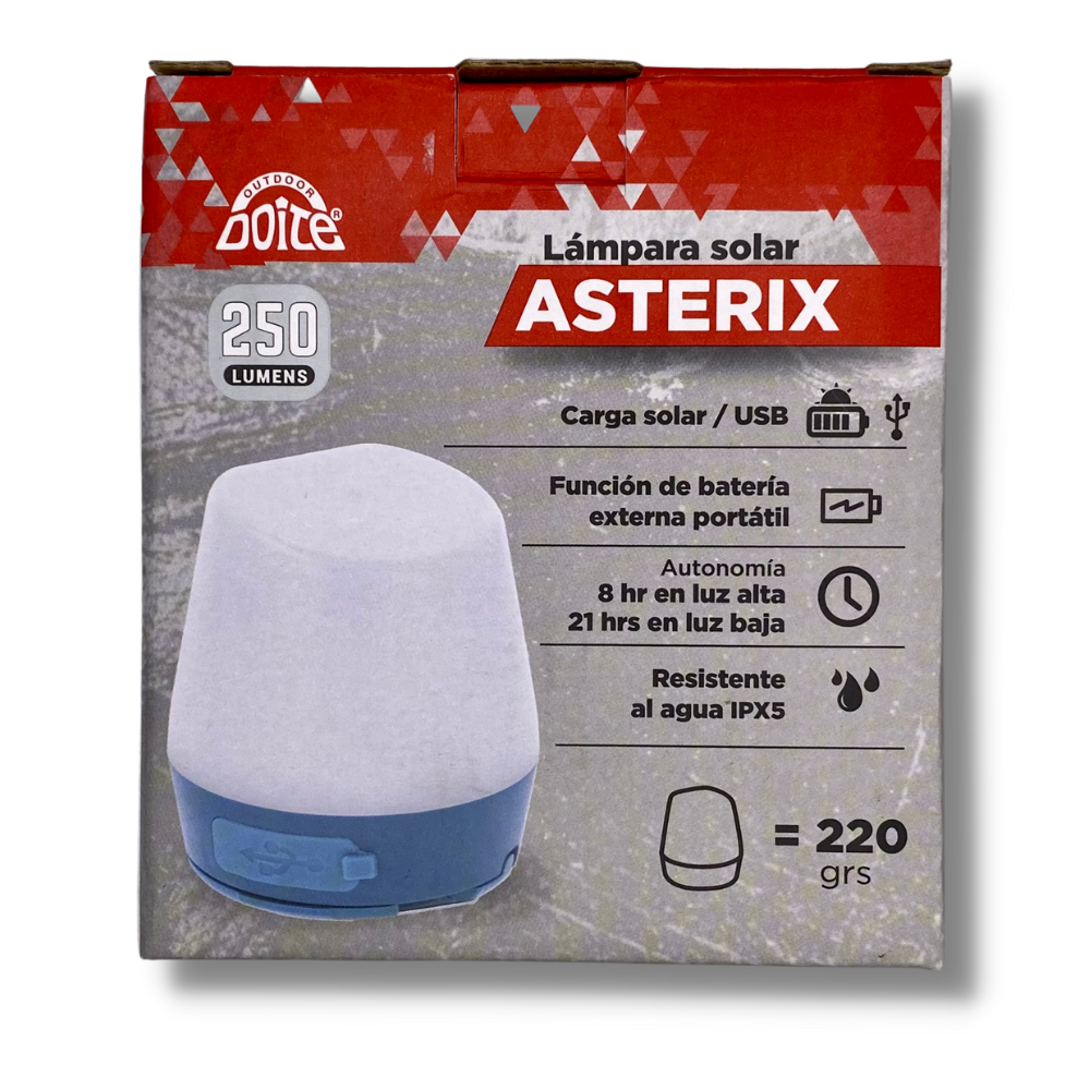 LAMPARA SOLAR DOITE ASTERIX | 250 LUMENS