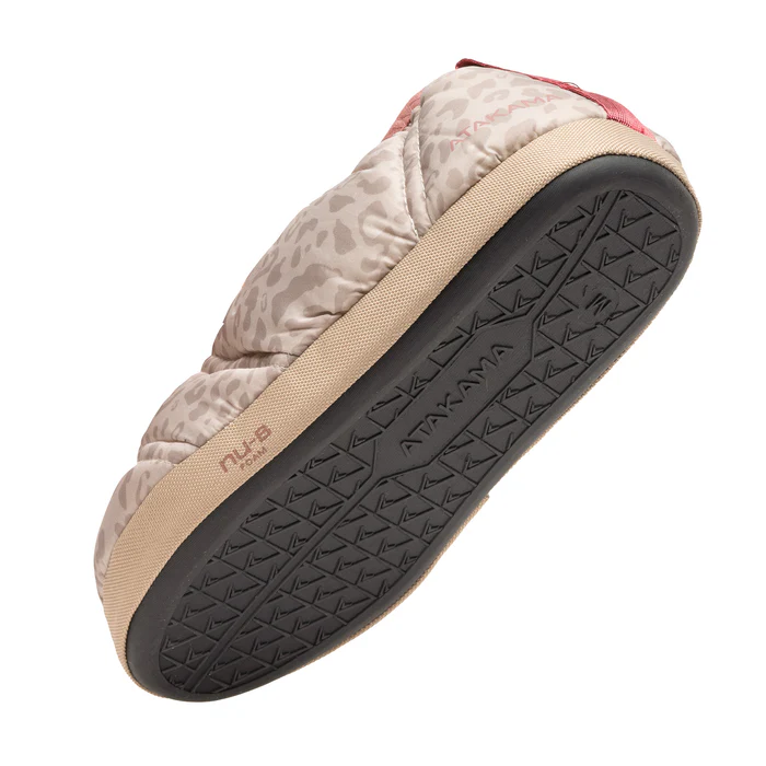 PANTUFLAS ATAKAMA KIDS FUTALEUFU BEIGE PRINT
