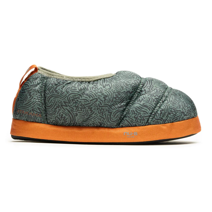 PANTUFLAS ATAKAMA KIDS FUTALEUFU VERDE GRISÁCEO