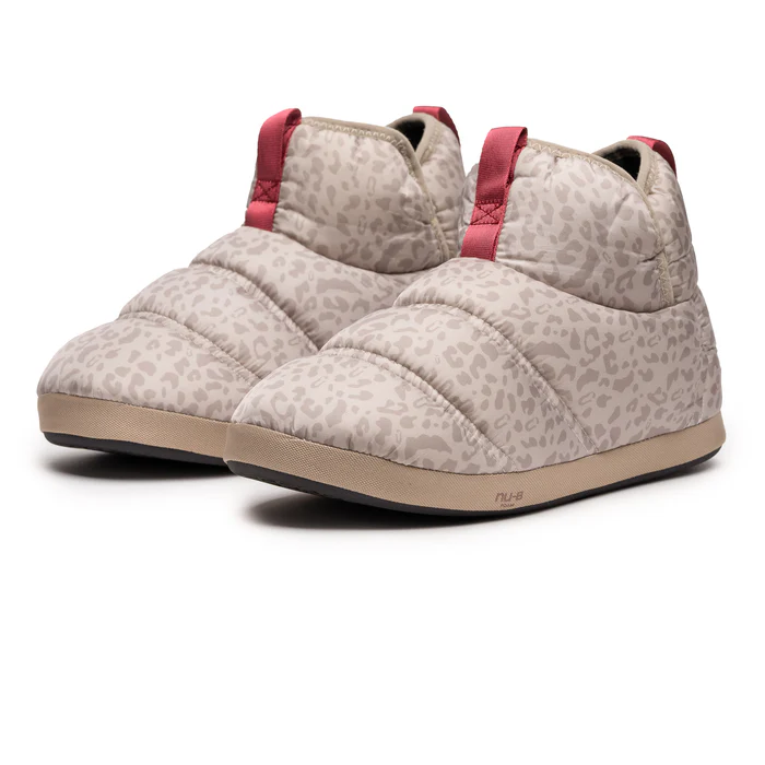 PANTUFLAS TÉRMICAS ATAKAMA NAVARINO NU-B | BEIGE ANIMAL PRINT
