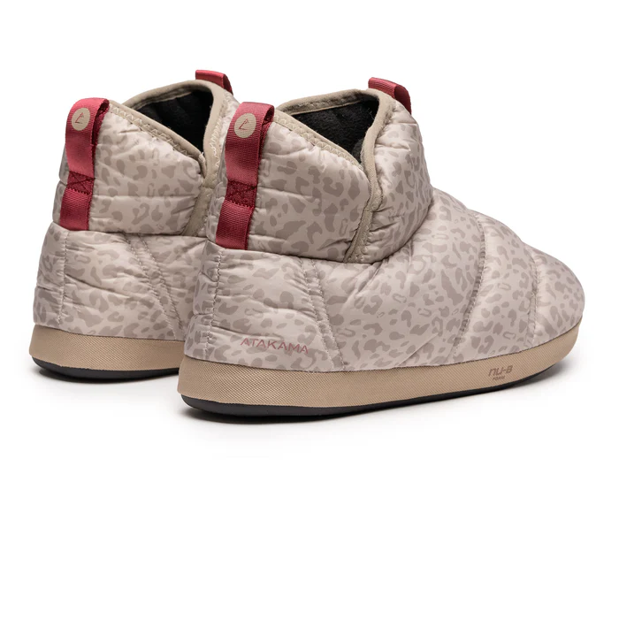 PANTUFLAS TÉRMICAS ATAKAMA NAVARINO NU-B | BEIGE ANIMAL PRINT