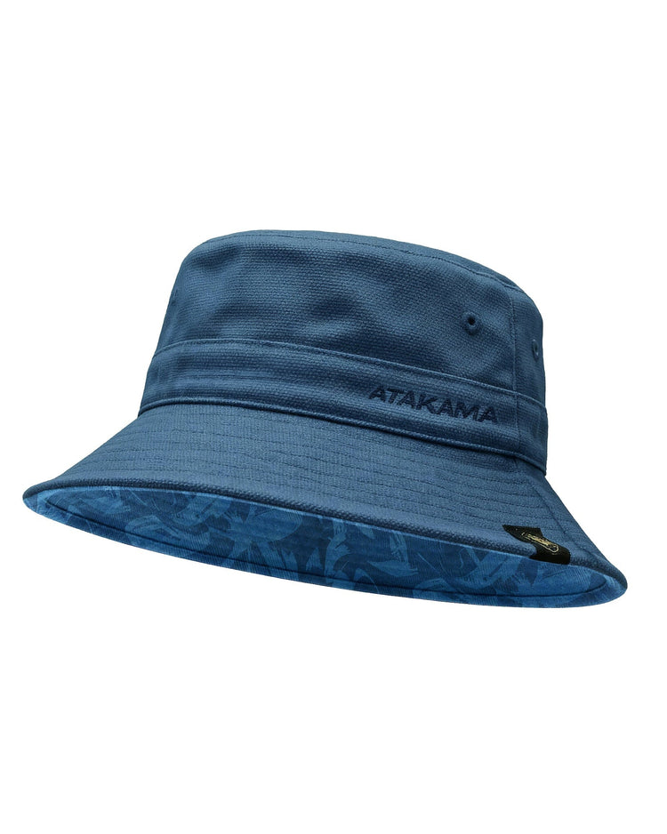 GORRO ATAKAMA BUCKET NIÑOS SALADO REVER. PRINT AZUL
