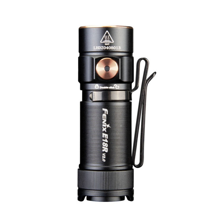 FENIX E18R V2.0 BLACK | 1200 LUMENES