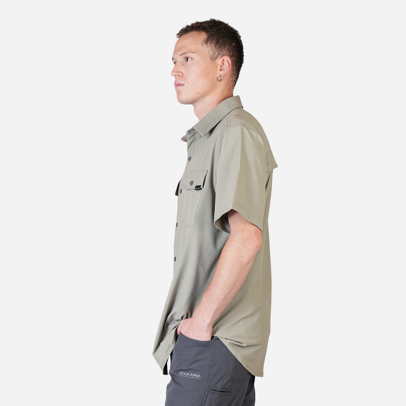 CAMISA MANGA CORTA ATAKAMA HOMBRE HORIZONTE VERDE