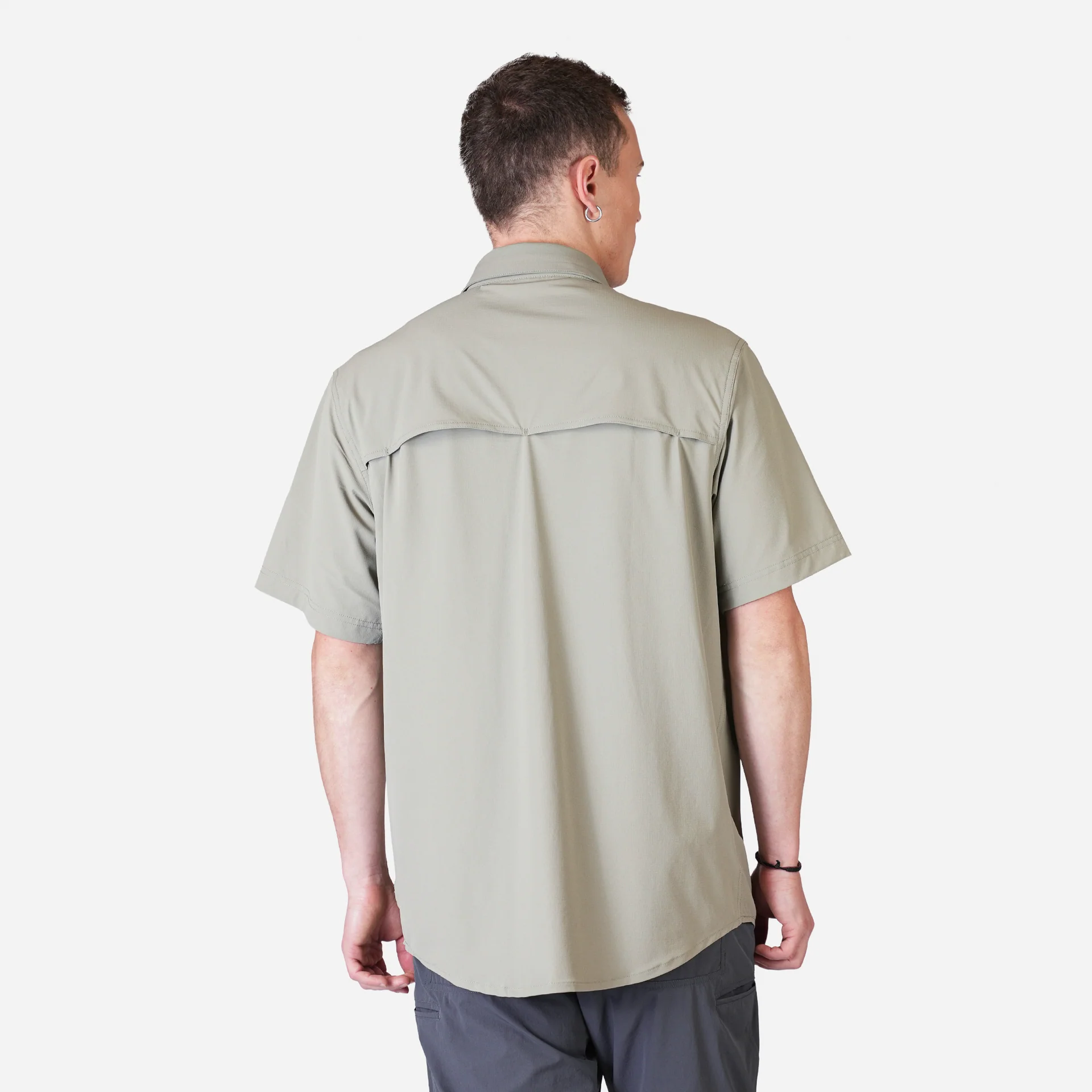 CAMISA MANGA CORTA ATAKAMA HOMBRE HORIZONTE VERDE