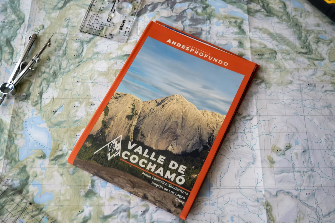 MAPA VALLE DE COCHAMÓ ANDES PROFUNDO